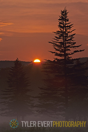 Cabin Mountain Sunset